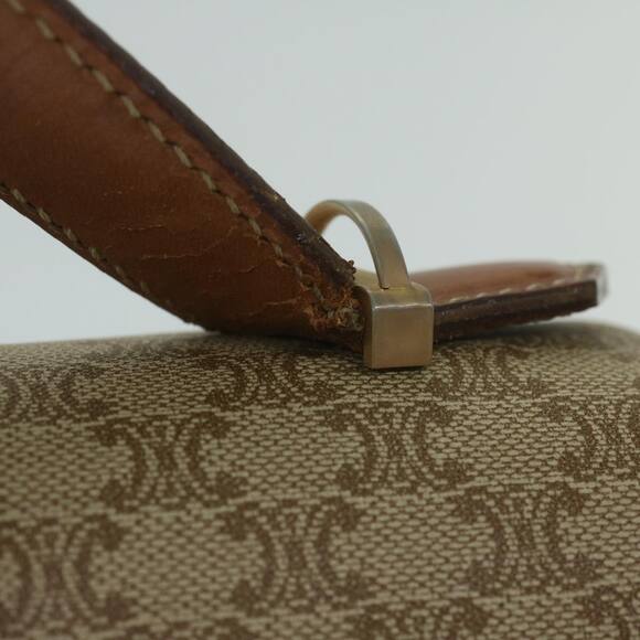 CELINE Macadam Canvas Hand Bag Beige - Picture 9 of 16